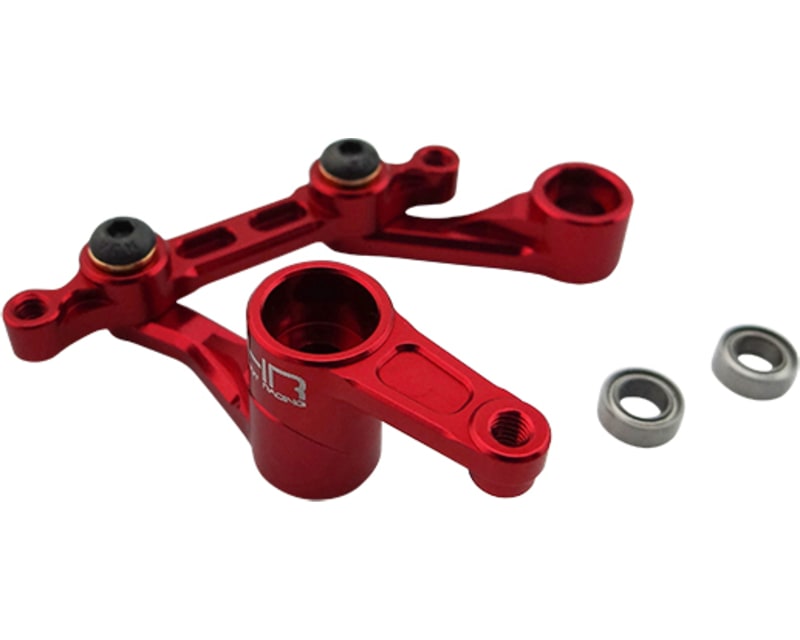 Aluminum Bellcrank Steering Saver with Bearings (Red) - Arrma 2w