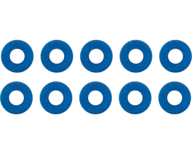 FT Wheel Hex Spacer Set Blue Aluminum