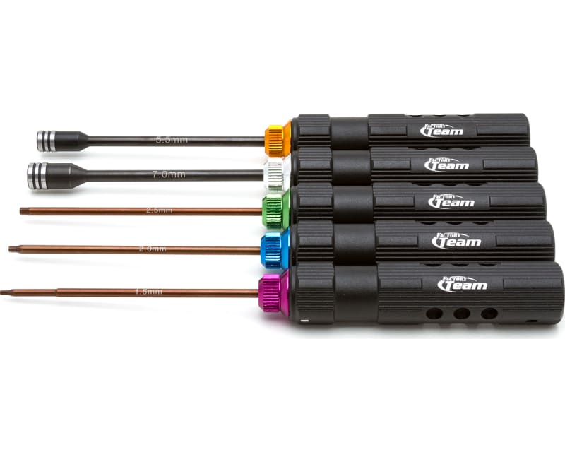 Factory Team Hex/Nut Driver Tool Set 5pc.
