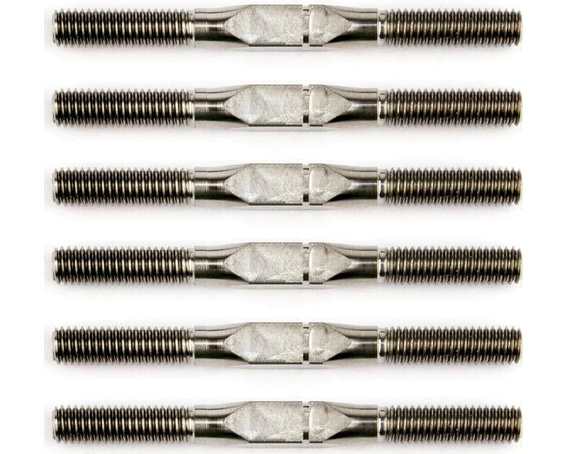 1:14 Titanium Turnbuckle Set silver 35 mm /1.37 in