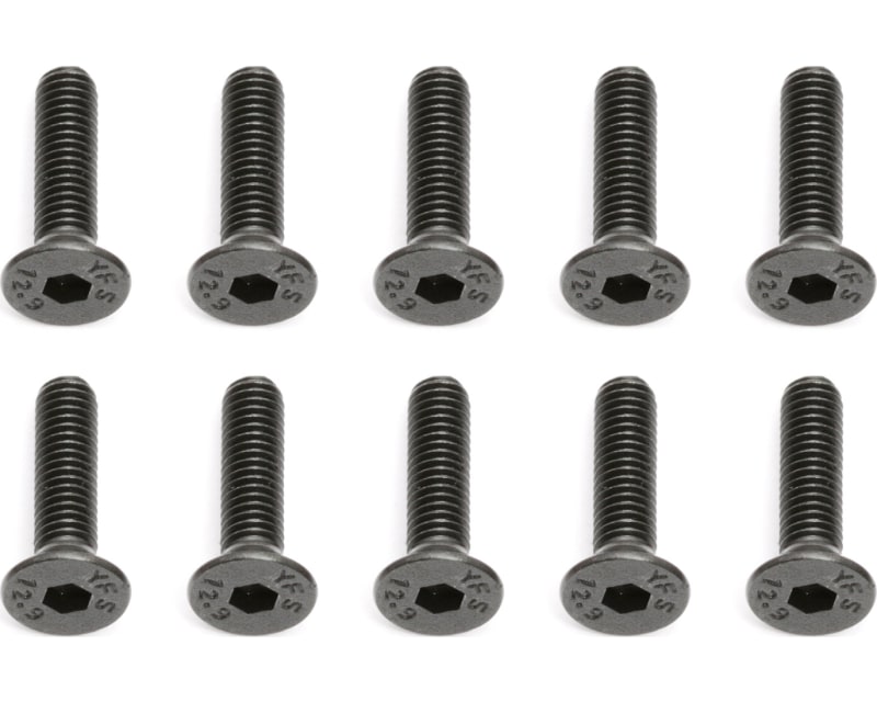 Flat Head Hex Screw M3x12mm (10)