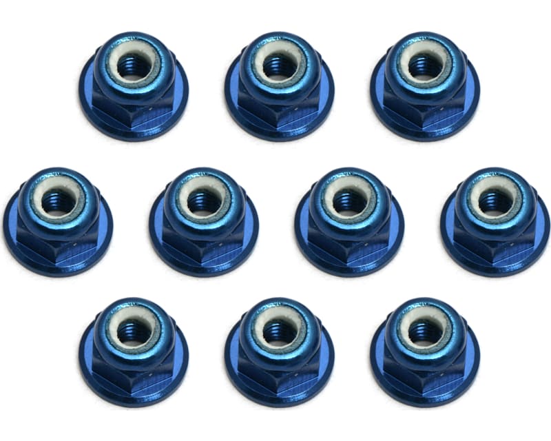 Factory Team 3mm (M3) Locknut Blue Aluminum