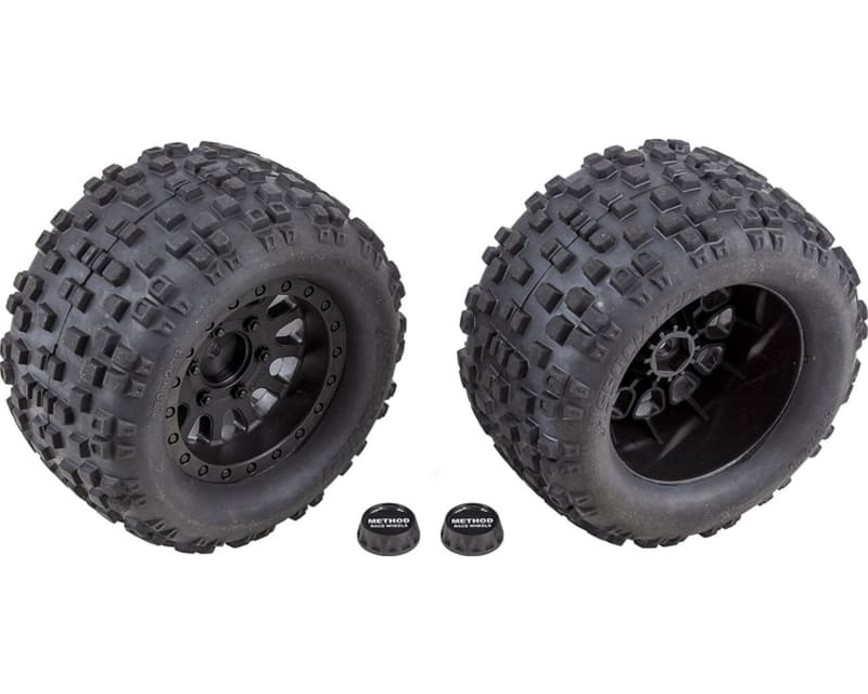 Tap to zoom Rival Mt10 Tires and Method Wheels Mounted Hex Black