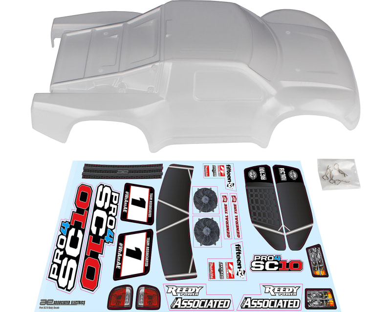 Pro4 SC10 Contender Body clear