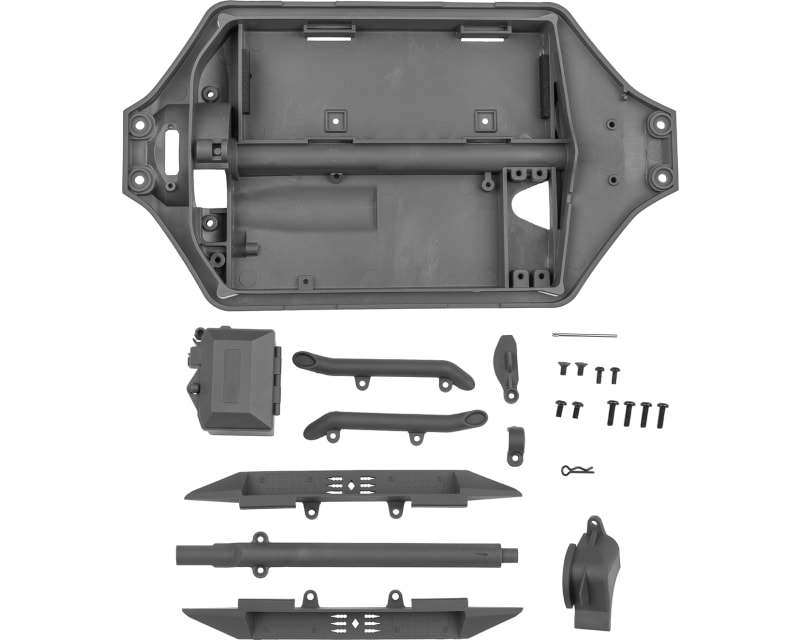 Tap to zoom RIVAL MT10 Factory Team Chassis Gray