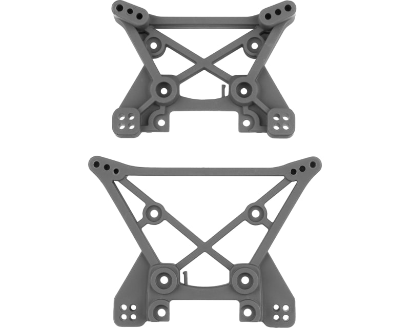 Tap to zoom RIVAL MT10 Factory Team Shock Tower Set Gray
