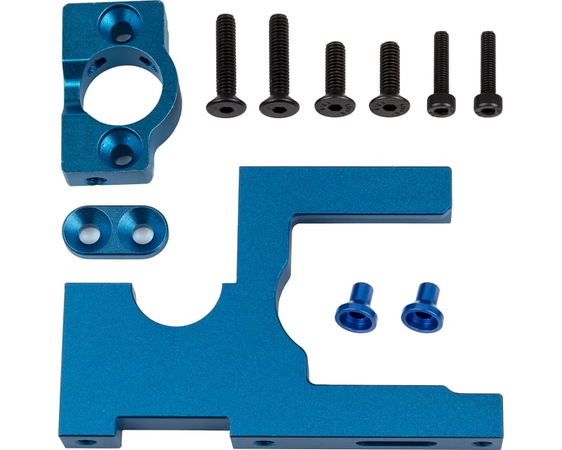 SR7 Motor Mount blue aluminum photo