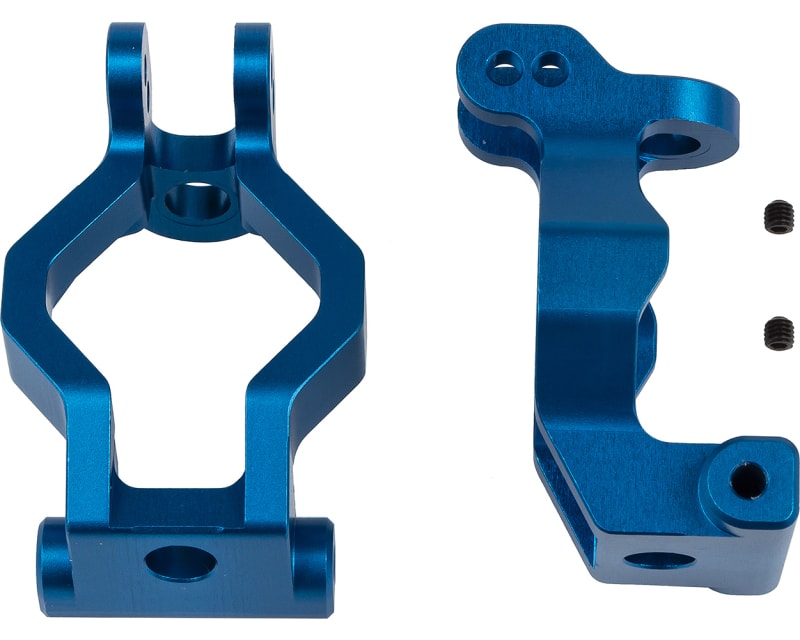 SR7 FT Caster Blocks blue aluminum