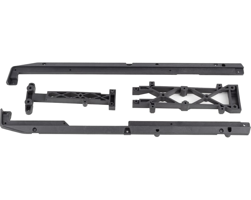 SR7 FT Lower Chassis Brace Set carbon photo
