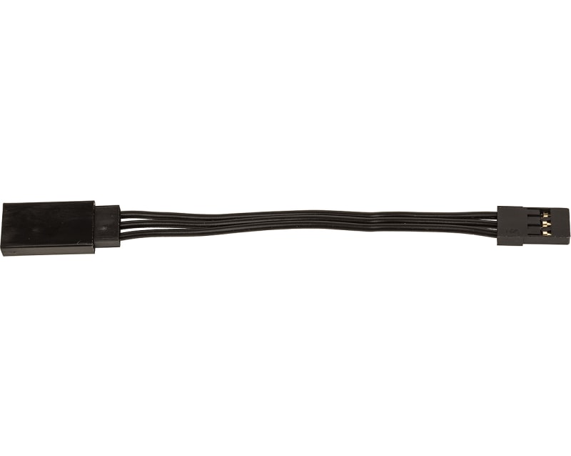 75mm Servo Wire Extension black (2.95 in)