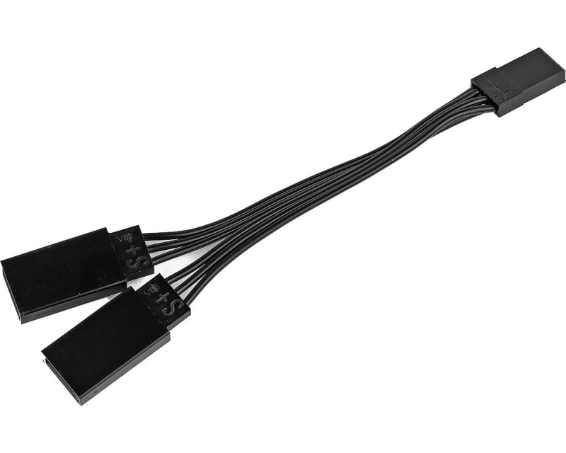 95mm Y-Connector Black