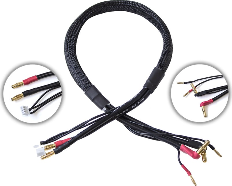 Reedy 1-2S 4mm/5mm Pro Charge Lead photo