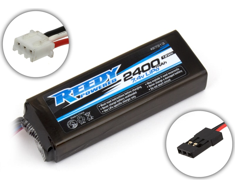 Reedy LiPo Pro TX/RX 2400mAh 7.4V Flat