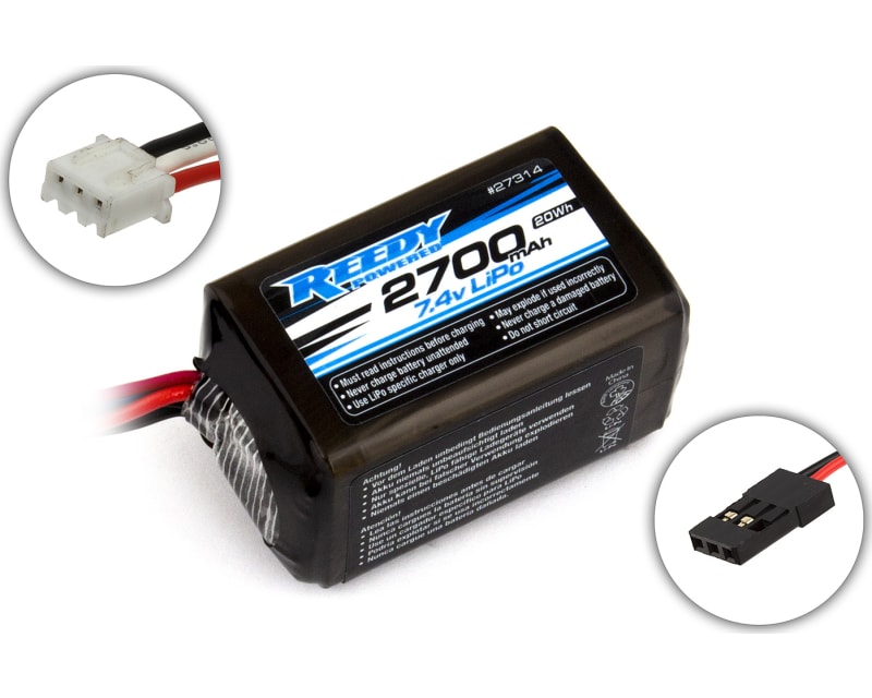 Reedy LiPo Pro RX 2700mAH 7.4V Hump