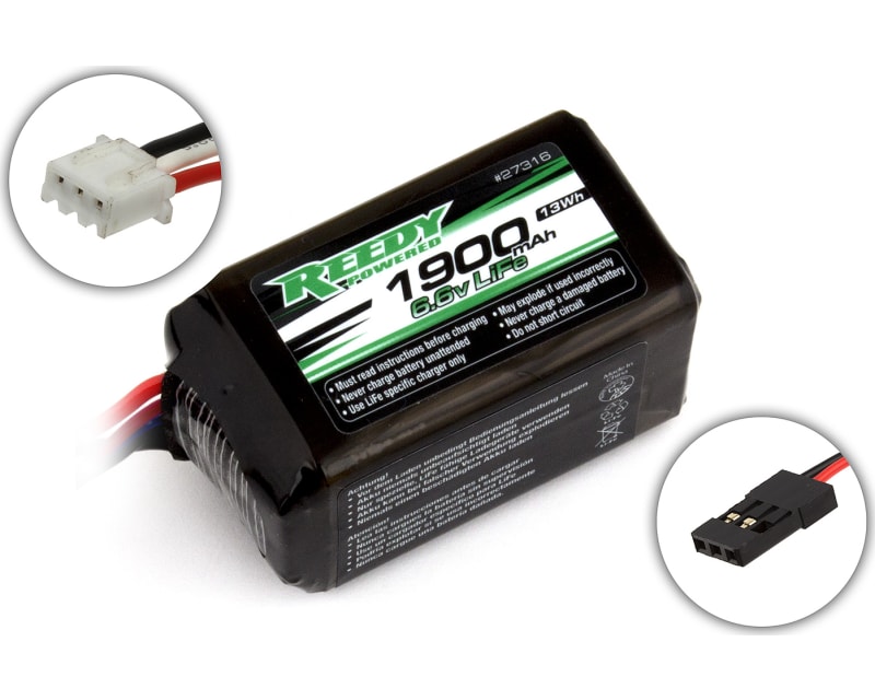 Tap to zoom Reedy LiFe Pro Receiver 1900mAh 6.6V Flat