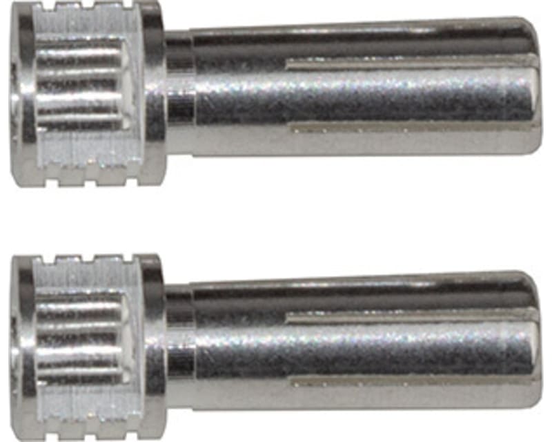 Grip Bullets 5mm X 14mm Connectors Silver 2