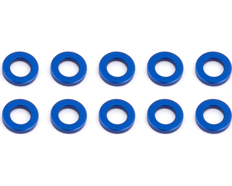 Ballstud Washers 5.5x1.0 mm blue aluminum