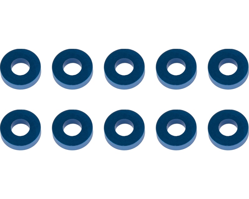 Washers 7.8x3.5x2.0mm blue aluminum