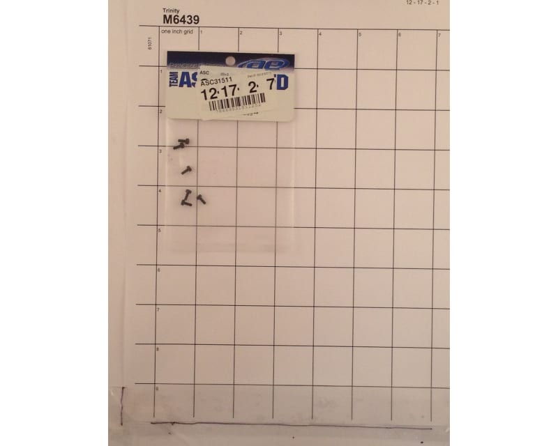 M2x5mm FT SHCS Socket Head Cap Screws (6)