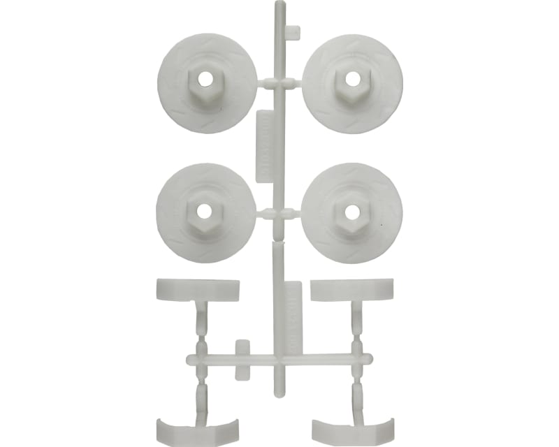 6x6 Wheel Hexes W/Calipers Natural