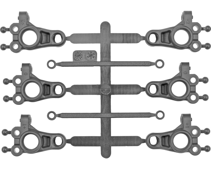 Tap to zoom RC10tc8 Ft Carbon Steering Block Set