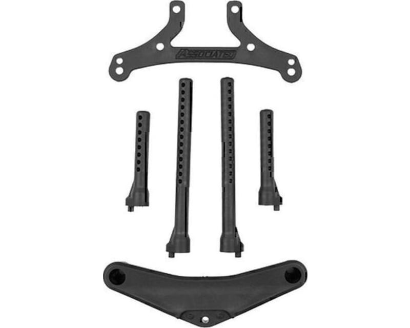 RC10tc8 Front Bumper and Body Post Set