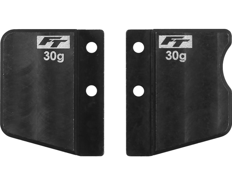 RC10TC8 FT Steel Front And Rear Short Battery Weight Set 60g