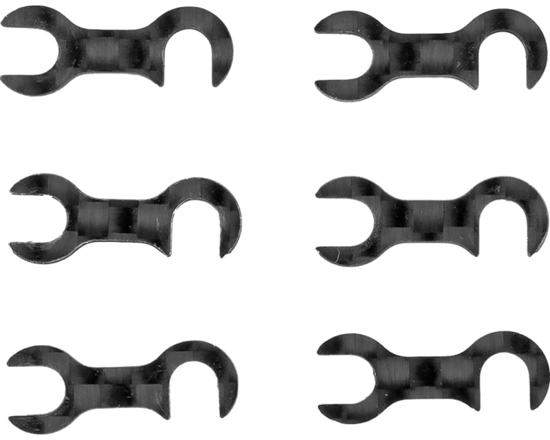 RC10tc8 Ft Carbon Fiber Steering Block Mount Shims