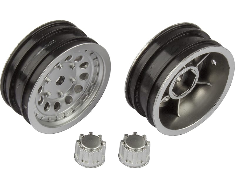 CR12 Wheels 12 mm hex satin silver