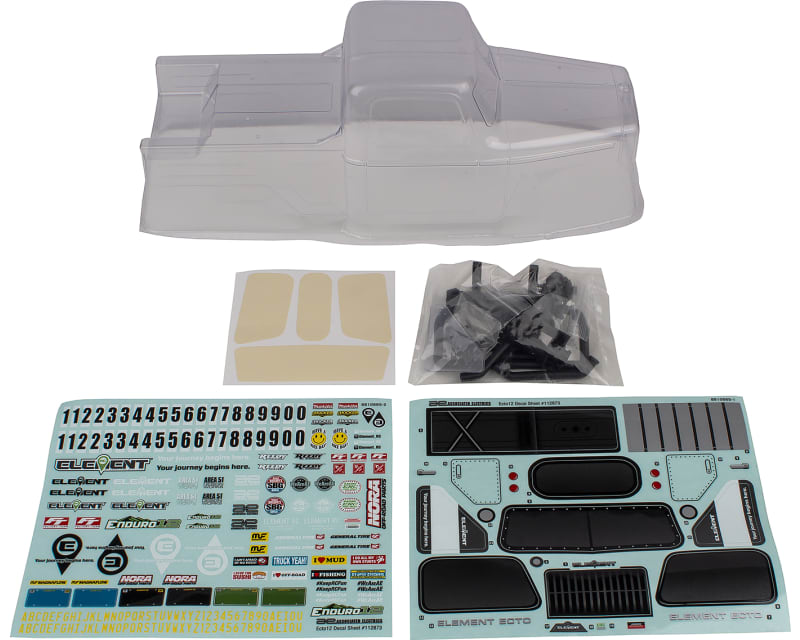 Enduro 12 Ecto Body Set clear