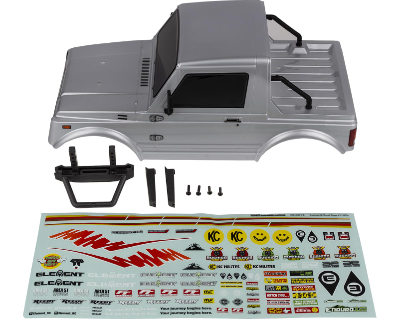 Enduro12 Bushido Body Set silver