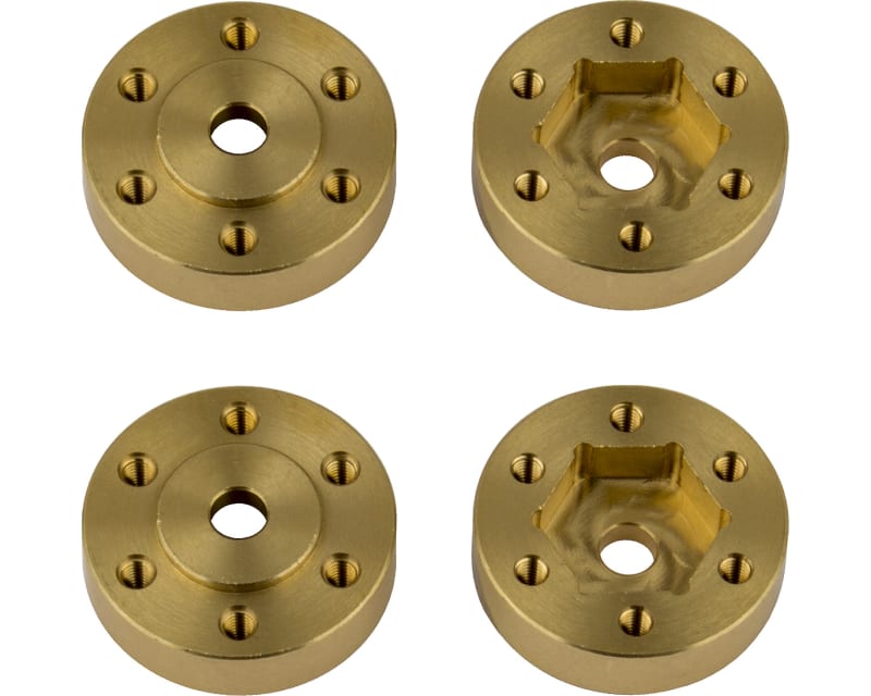 FT Enduro Beadlock Hex Adapters Brass