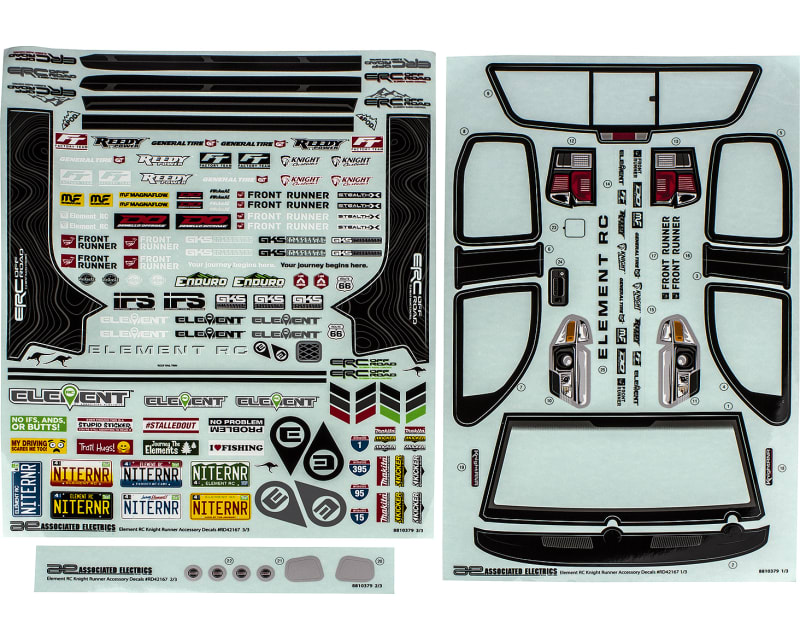 Tap to zoom Knightrunner Decal Sheet