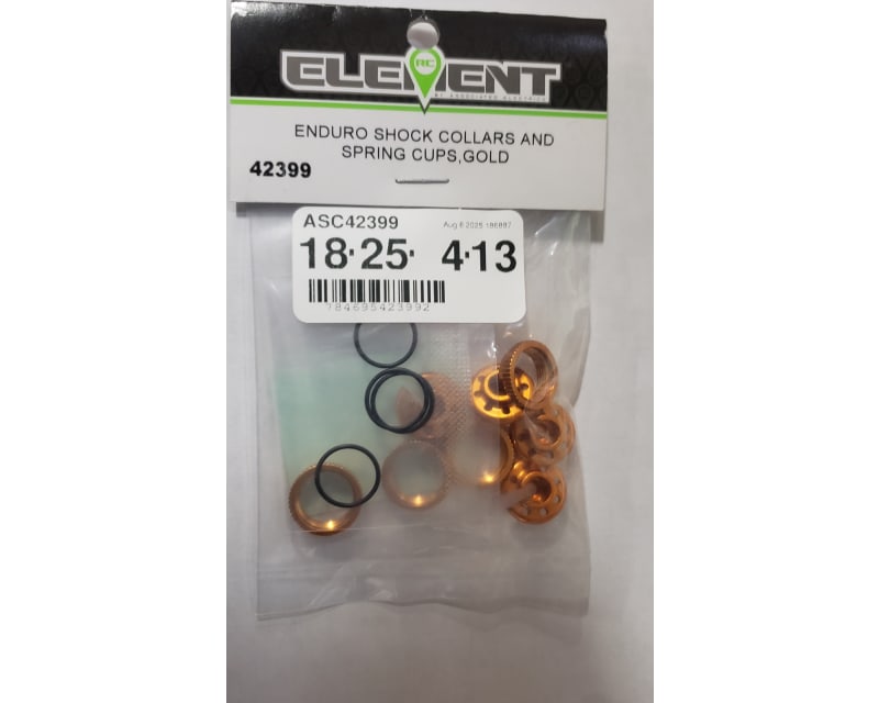 ENDURO Shock Collars And Spring Cups Gold photo