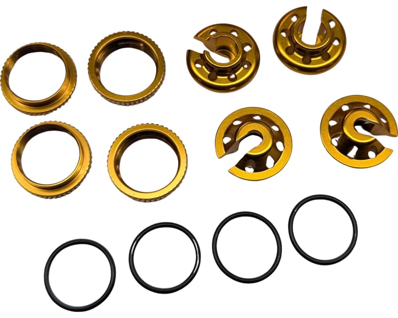 ENDURO Shock Collars And Spring Cups Gold