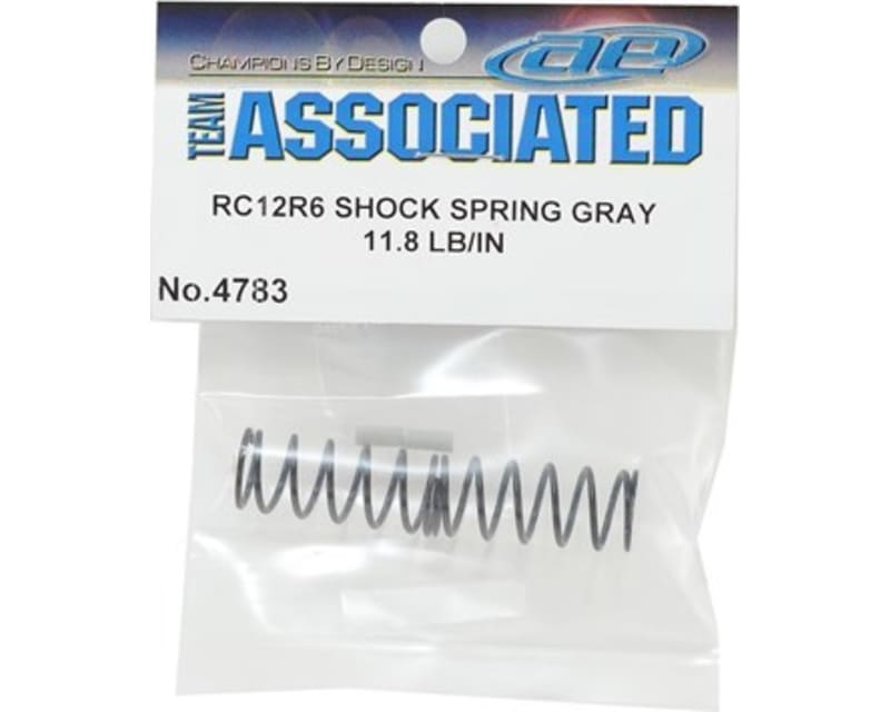 Tap to zoom RC12R6 Shock Springs gray 11.8 lb/in