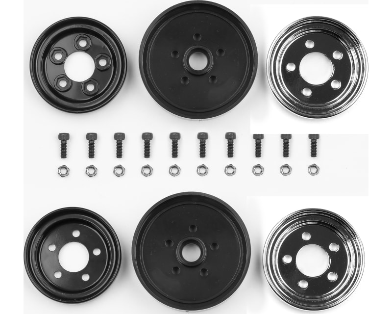 Tap to zoom RC10 Jay Halsey Chrome Front Wheels