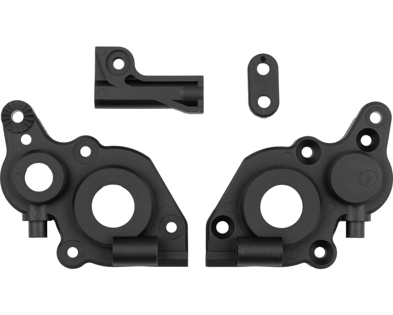RC10 4WD Front Transmission Case Black