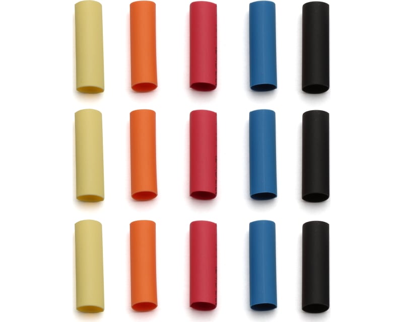 Shrink Tubing 15 Pieces (3 Pieces/Color)