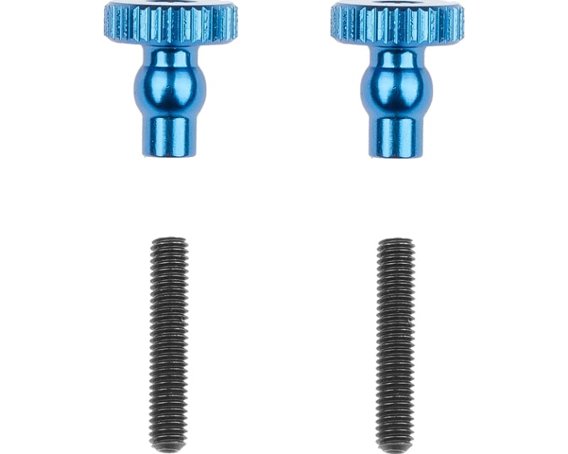 RC10 4WD TEAM Car Aluminum Chassis Stiffener Thumb Screws Blue