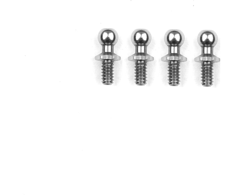 RC10 Ballstuds 3.9mm Silver