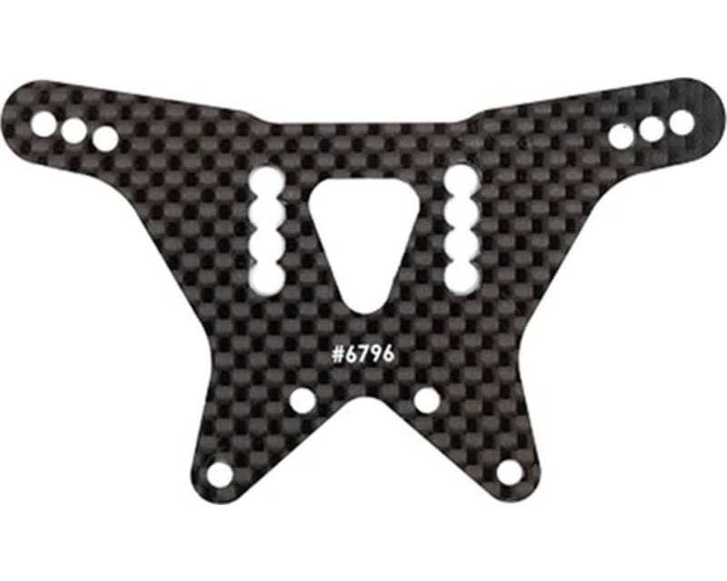 Tap to zoom RC10 Ft Carbon Fiber Rear Shock Tower 3.5mm Low Cg
