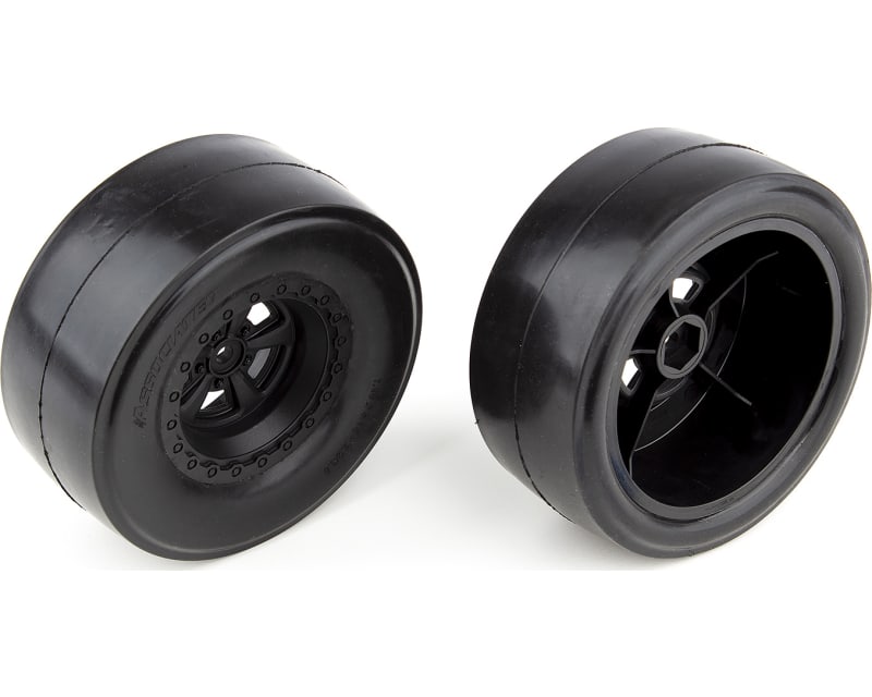 DR10 Rear Wheels and Drag Slick Tires mounted