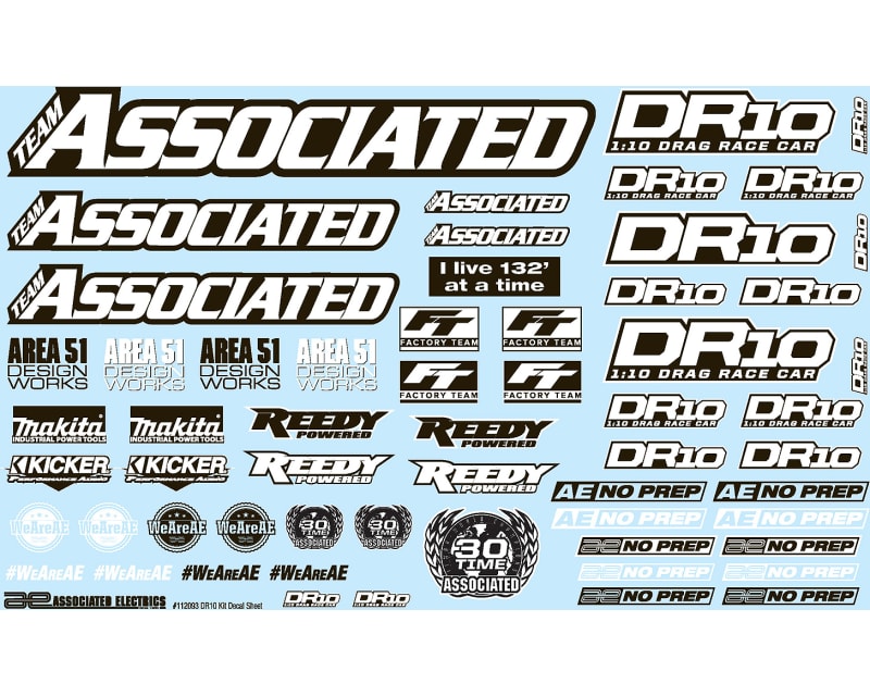 DR10 Decal Sheet photo