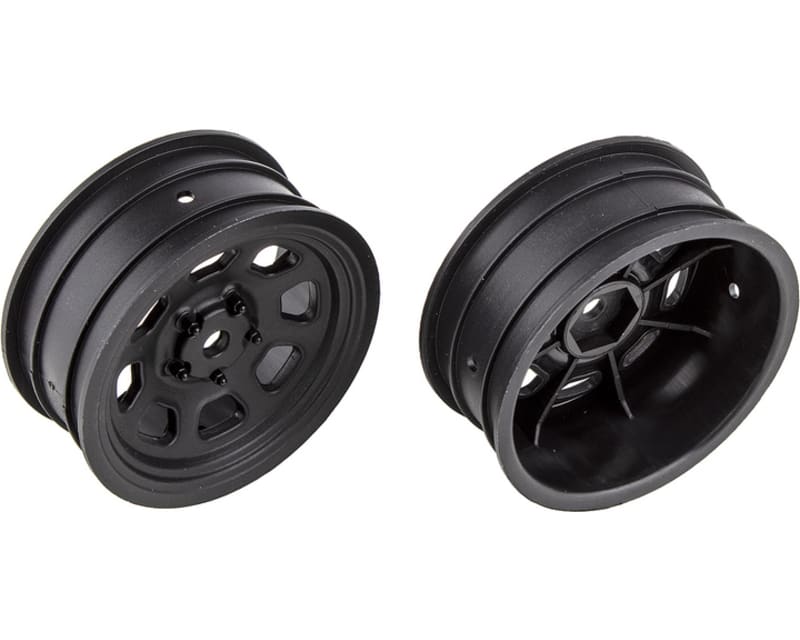 Sr10 Black Front Wheels 1 Pair