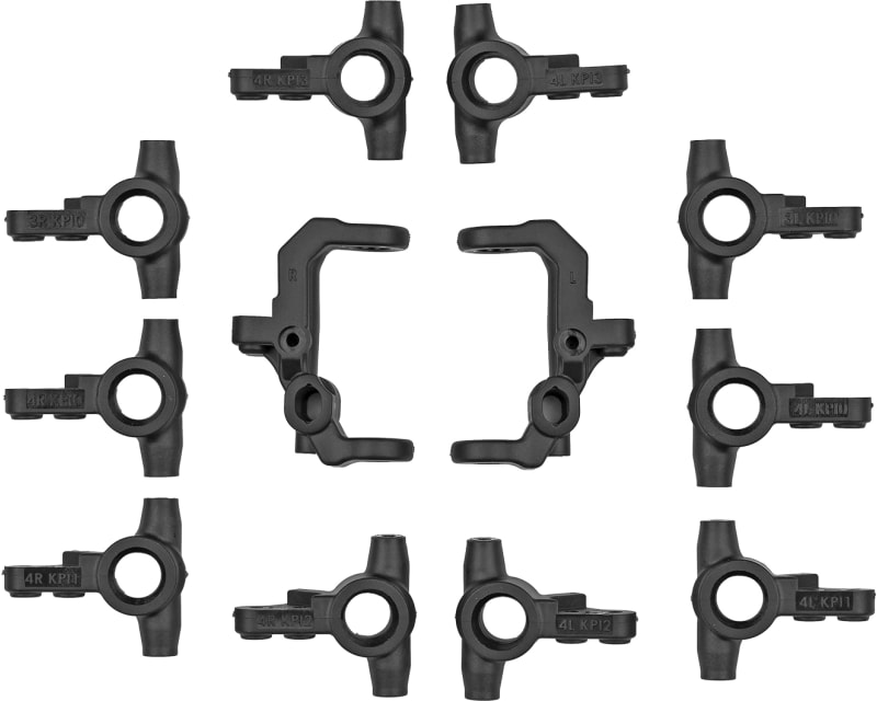 RC10T7 V2 Caster And Steering Blocks