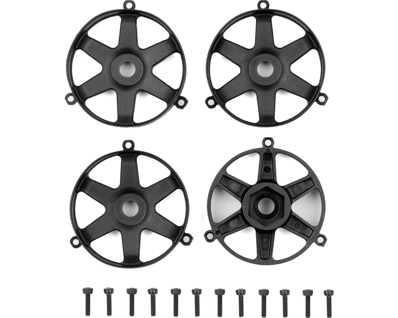 DC10 FT Adjustable Wheel Face Plates black