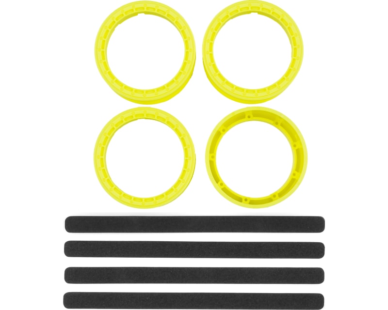 RC10 Ft Adjustable Wheel Rims Fluorescent Yellow