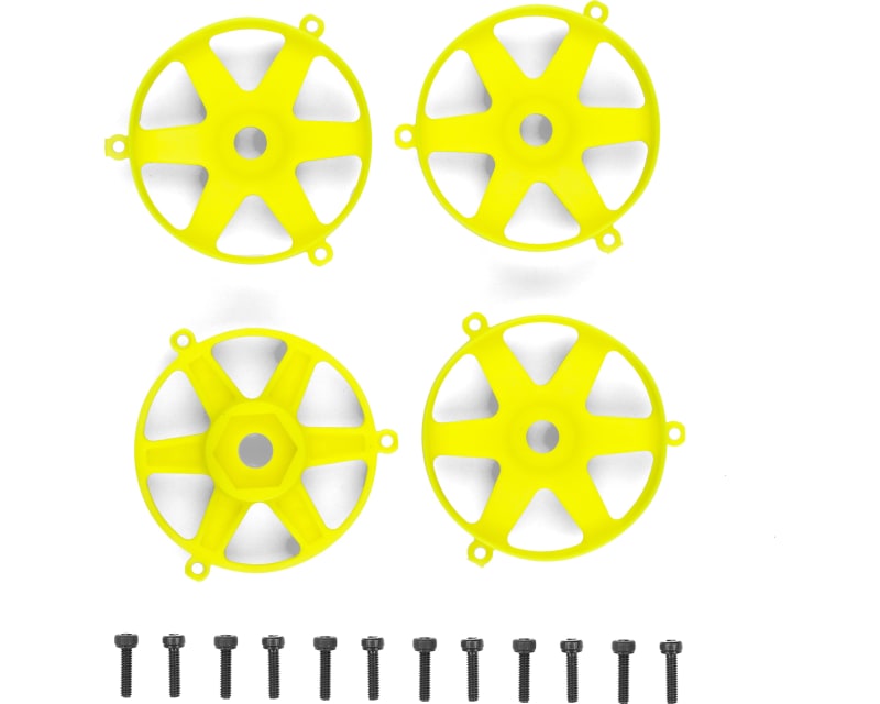 Dc10 Ft Adjustable Wheel Face Plate Fluorescent Yellow