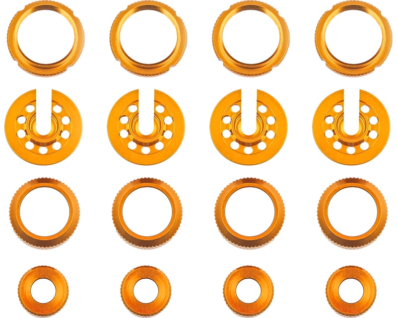 DC10 Shock Collars Cups Caps and Retainers Gold